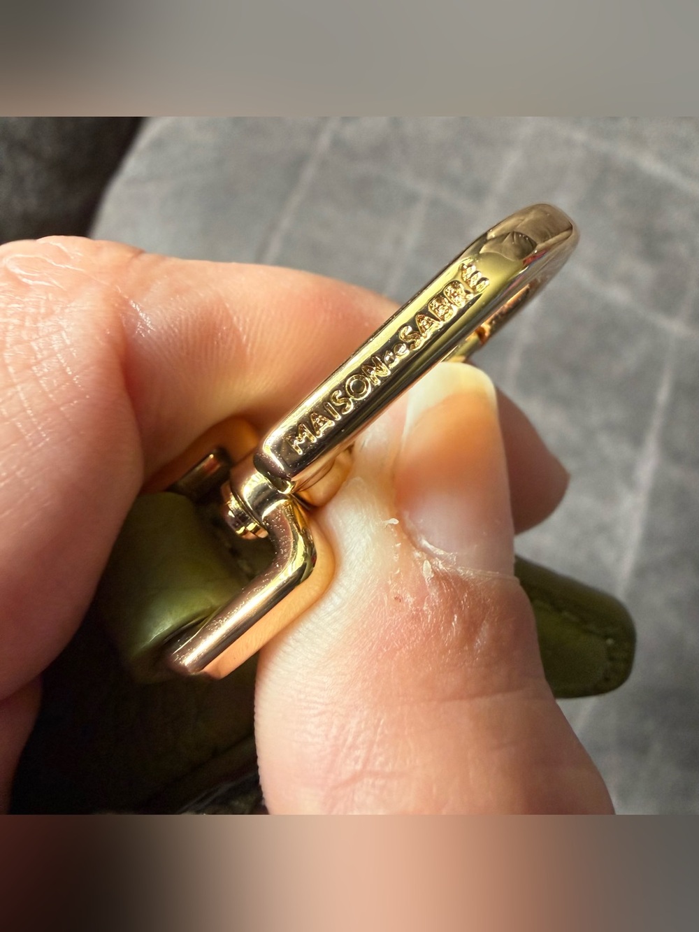 MAISON de Sabre Sabremoji Peapod Vegetable Charm 🫛♥️ - Picture 8 of 9